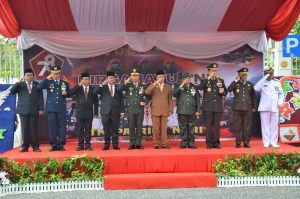 Upacara Peringatan HUT TNI Ke-78 Tahun 2023 di Provinsi Riau