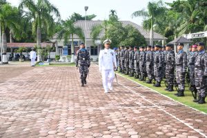 TNI Patriot NKRI Mengawal Demokrasi Untuk Indonesia Maju, Lanal TBA Peringati HUT TNI Ke-78