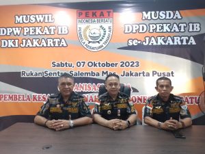 Organisasi Massa Pembela Kesatuan Tanah Air Indonesia Bersatu (PEKAT IB) Menyelenggarakan Musyawarah Wilayah DPW PEKAT IB DKI Jakarta & Musyawarah Daerah DPD PEKAT IB Se-Jakarta di Rukan Sentra Salemba Mas Jakarta