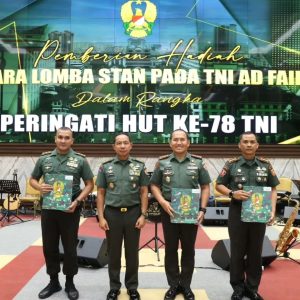 Kostrad Sabet Penghargaan Juara 3 Lomba Stan Dalam Rangka HUT Ke-78 TNI Tahun 2023