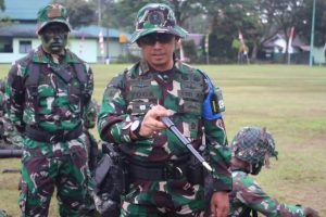 Komandan Brigade Infanteri 20 Kostrad buka latihan Uji Siap Tempur (UST) tingkat Kompi Yonif 754 Kostrad