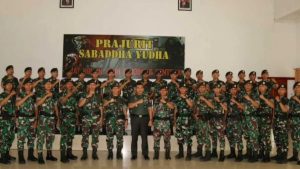 Prajurit Yonif 514 Kostrad Terima Penyuluhan Hukum dari Babinkum TNI