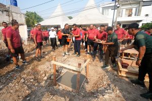 Pangkostrad Letakkan Batu Pertama Pembangunan Mess Pamen Kostrad