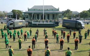 Batalyon Zeni Tempur 10 Kostrad Gelar Doa Bersama Dalam Rangka HUT Ke 78 Zeni TNI AD
