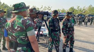 Yonarmed 12 Kostrad Gelar Latbakjatratnis Meriam Caesar 155/GS