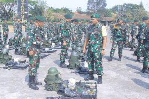 Kasubditbinsat Sdircab Pusziad Pimpin Dalwasev Binsat di Yonzipur 9 Kostrad
