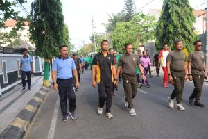 Lanal Bandung Laksanakan Tes Kesamaptaan Jasmani Periodik II TA. 2023
