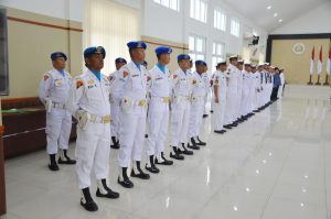 Danlanal Dumai Pimpin Sertijab Dandenpomal Lanal Dumai