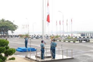 Lantamal I Belawan Laksanakan Upacara Bendera