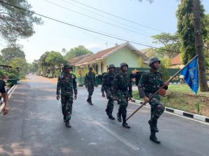 Penjemputan Perwira Remaja Baru Satuan Denpom Divif 2 Kostrad