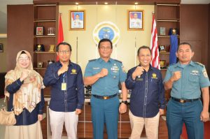 Komandan Lanal Dumai Terima Kunjungan Kehormatan Kepala KPPN Dumai