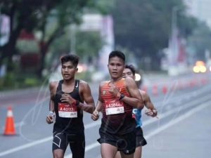 Event Lari Jakarta Marathon 2023 Berhasil Ditaklukkan oleh Atlet Lari Divif 1 Kostrad