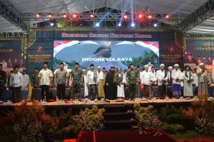 Danbrigif 9 Kostrad Hadiri Acara Do’a Bersama dan Dzikir Dalam Rangka HUT Ke-78 TNI
