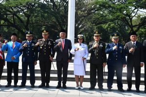 Komandan Lanal Bandung Hadiri Upacara Peringatan Hari Sumpah Pemuda (HSP) Ke-95 Tingkat Kota Bandung Tahun 2023