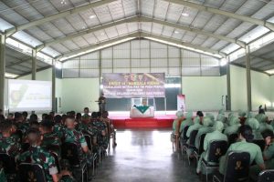 Komandan Yonif 318 Kostrad Gelar Sosialisasi Netralitas TNI