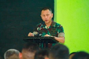 Komandan Yonif 321 Berikan Sosialisasi Tentang Netratilas TNI Kepada Para Prajurit dan Persit