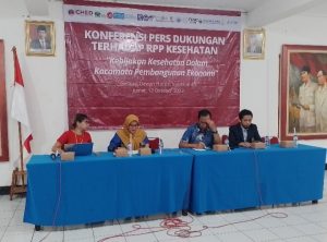 KONFERENSI PERS DUKUNGAN TERHADAP RPP KESEHATAN : “Kebijakan Kesehatan Dalam Kacamata Pembangunan Ekonomi”