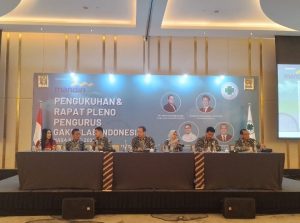 GAKESLAB Indonesia mengadakan Pengukuhan Pengukuhan Pengurus GAKESLAB Indonesia (Masa Bakti 2023-2027) & Rapat Pleno GASKELAB Dengan Tema “Integrated Health Industries for Indonesia”