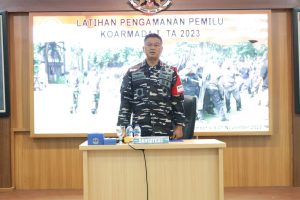 DANLANTAMAL III JAKARTA RESMI MEMBUKA LATIHAN PENGAMANAN PEMILU TA 2023