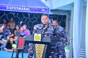 LANTAMAL III JAKARTA HADIRI PEMBUKAAN KEJUARAAN POLO AIR KASAL CUP 2023