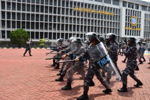 LANTAMAL III JAKARTA LAKSANAKAN DRILL TAKTIS LATIHAN PENGAMANAN PEMILU TAHUN 2023