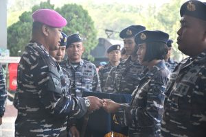 DANLANTAMAL III JAKARTA PIMPIN SERTIJAB KADISFASLAN, KADISKUM DAN DANTIM INTEL LANTAMAL III JAKARTA