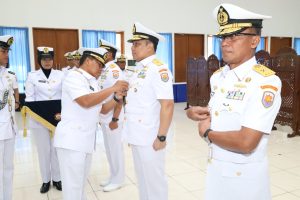 DANLANTAMAL III JAKARTA HADIRI UPACARA SERTIJAB KASKOARMADA I, IRKOARMADA I DAN DANLANTAMAL I BELAWAN