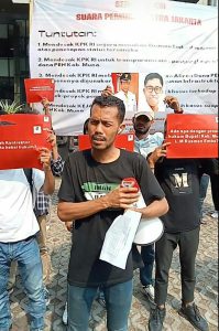 Misteri Dana PEN di Kab.Muna, Para Pemuda Ini Desak KPK Tangkap Rusman Emba dan Gomberto