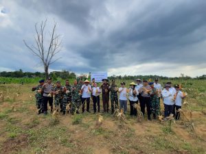 Gerakan Nasional Ketahanan Pangan TA 2023, Lanal Bintan Ikuti Vicon Bersama Wakil Presiden RI
