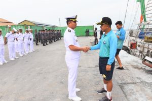 Lantamal I Lepas Keberangkatan Kapal Perang India INS Sudarshini