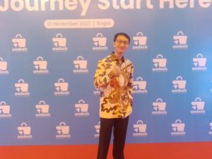 Oscar Darmawan (CEO INDODAX Nasional Indonesia) Menghadiri Lauching Produk “WeDeals” Di Gedung Puri Begawan, Kota Bogor