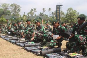Tingkatkan Kesiapsiagaan Satuan, Yonkes 2 Kostrad Laksanakan Gelar Latihan Alarm Stelling