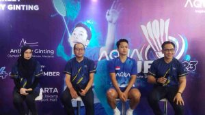 Dukung Regenerasi Atlet Muda Bulutangkis Indonesia, AQUA Elektronik Hadirkan Anthony Ginting Dalam AQUA CUP 2023