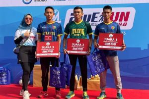 Atlet Lari Divif 1 Kostrad Sapu Bersih Podium Event Lari Blue Run 2023