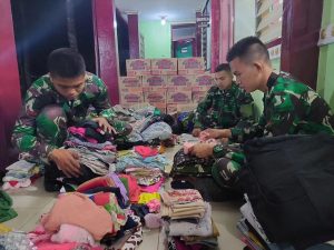 Aksi Nyata Peduli Palestina, Yonif 330 Kostrad Berikan Bantuan Kemanusiaan