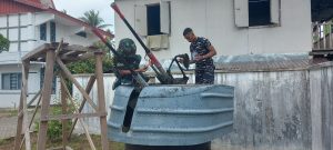 Sambut Hari Pahlawan, Lanal Banjarmasin Gelar Karya Bhakti di Kabupaten Hulu Sungai Selatan