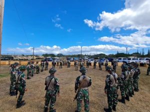 Yonif 303 Kostrad Melaksanakan Latma JPMRC (Joint Pacific Multinational Readiness Center) 24-01 di Hawaii