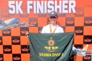 Srikandi Denma Divif 3 Kostrad kembali berhasil meraih podium di Kejuaraan Air Force Run