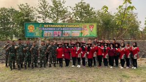 Prajurit Yonarmed 12 Angicipi Yudha Berkarya, Manfaatkan Lahan Kosong Dengan Penanaman Jagung Guna Dukung Program Ketahanan Pangan