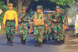 Pejabat Baru Danyonif 501 Kostrad Laksanakan Tradisi Korp Raport Penerimaan Warga Baru