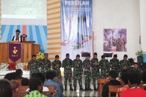 Suara Merdu Grup Vokal Tri Dharma, Iringi Ibadah Minggu di GKII Intan Jaya