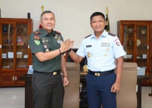 Tingkatkan Silaturahmi, Pangdivif 3 Kostrad Terima Audiensi Pangkoopsud II