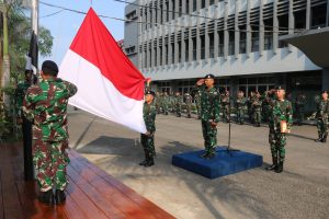 Upacara Bendera Menjadi Giat Rutin Lanal Palembang Setiap Tanggal 17