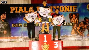 Danyonif 509 Kostrad Gelar lomba Body Contest dan Angkat Beban