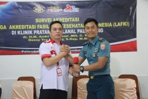 Terus Tingkatkan Mutu Pelayanan Kesehatan, Balai Kesehatan Lanal Palembang Targetkan Akreditasi Paripurna