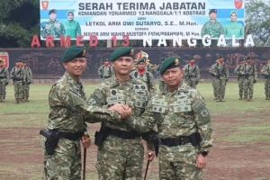 Mayor Arm Wahib Mustofa Fathurrahman, M.Han., Resmi Jabat Danyon Armed 13 Nanggala
