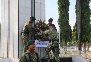 Upacara Ziarah Rombongan Dalam Rangka Memperingati HUT ke-60 Brigif 9/DY/2 Kostrad Tahun 2023