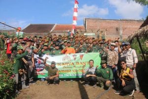 Jelang HUT Ke -78 Armed, Prajurit Yonarmed 1 Kostrad Gelar Karya Bhakti
