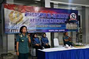 PNS TNI AL Bandung Gelar Syukuran HUT KORPRI Ke-52 Tahun 2023