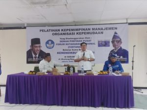 Ilyas Indra ; “Pemuda Milenial Jangan Antipati Terhadap Politik Itu Akan Melatih Mereka Sebelum Masuk Masa Indonesia Emas2045”